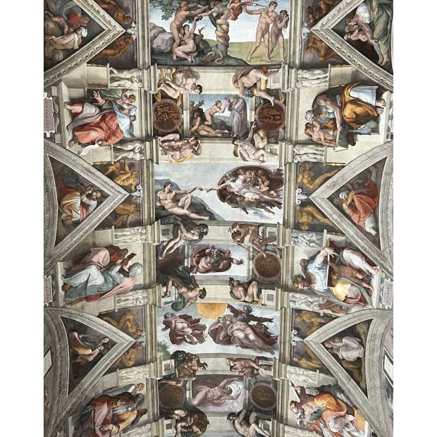 Photo of Sistine Chapel ceiling — Michelangelo