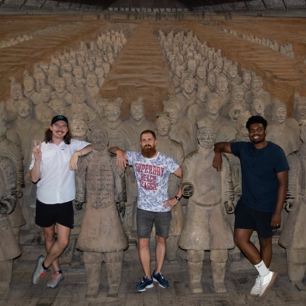 Photo of Terracotta Warriors w/ Hector 🇪🇸 & Eric 🇺🇸