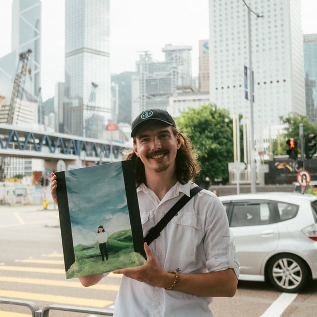 Photo of Second Sky painting from Edwin & Yvonne 🇭🇰