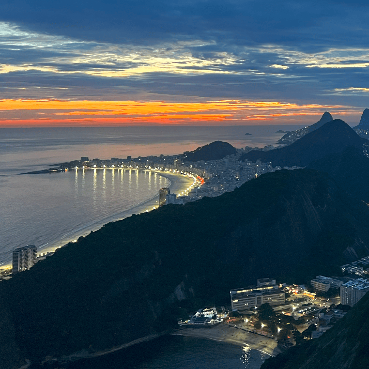 Photo of Rio de Janeiro from Sugarloaf Mountain (left)