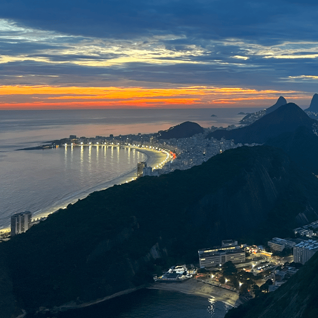 Photo of Rio de Janeiro from Sugarloaf Mountain (left)
