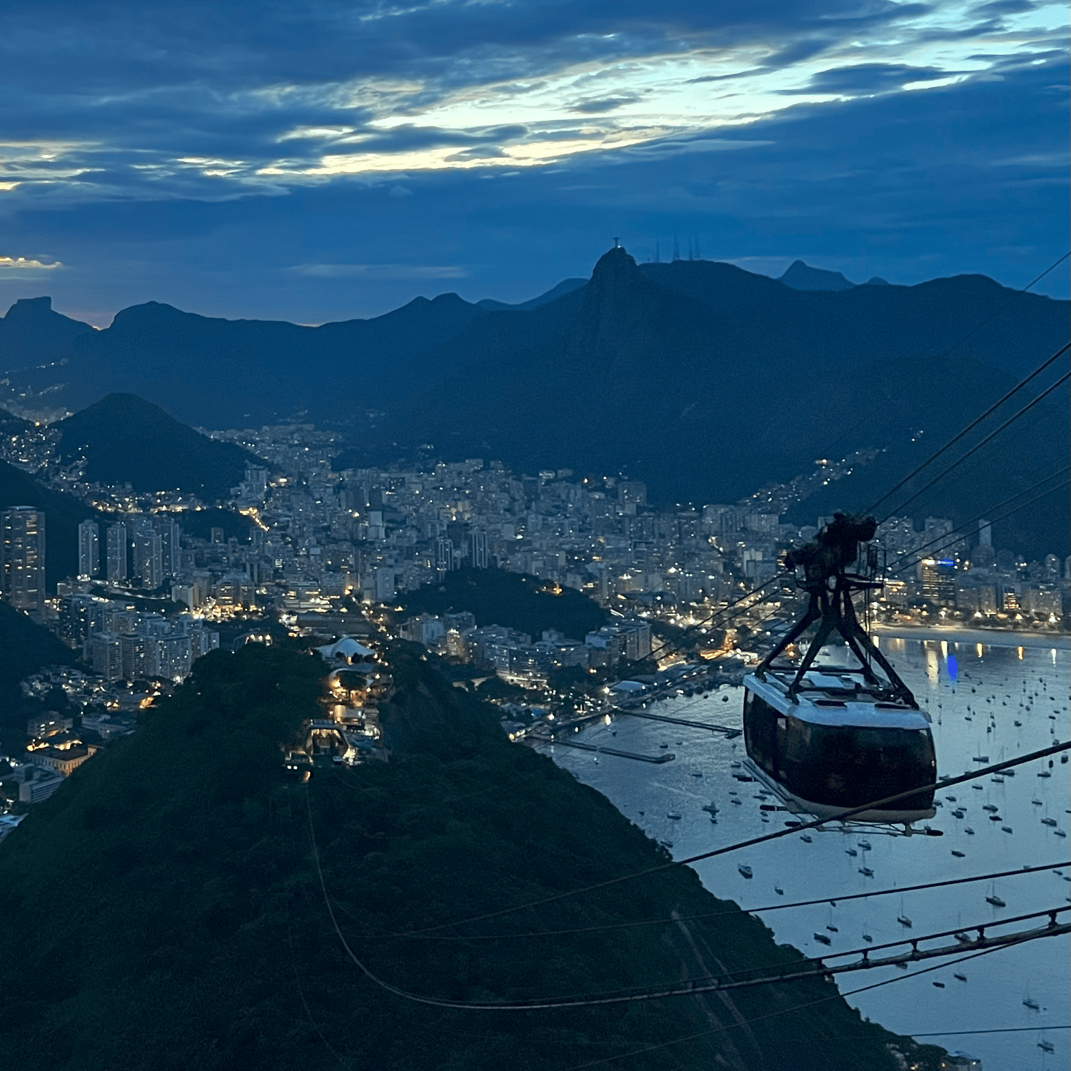Photo of Rio de Janeiro from Sugarloaf Mountain (right)
