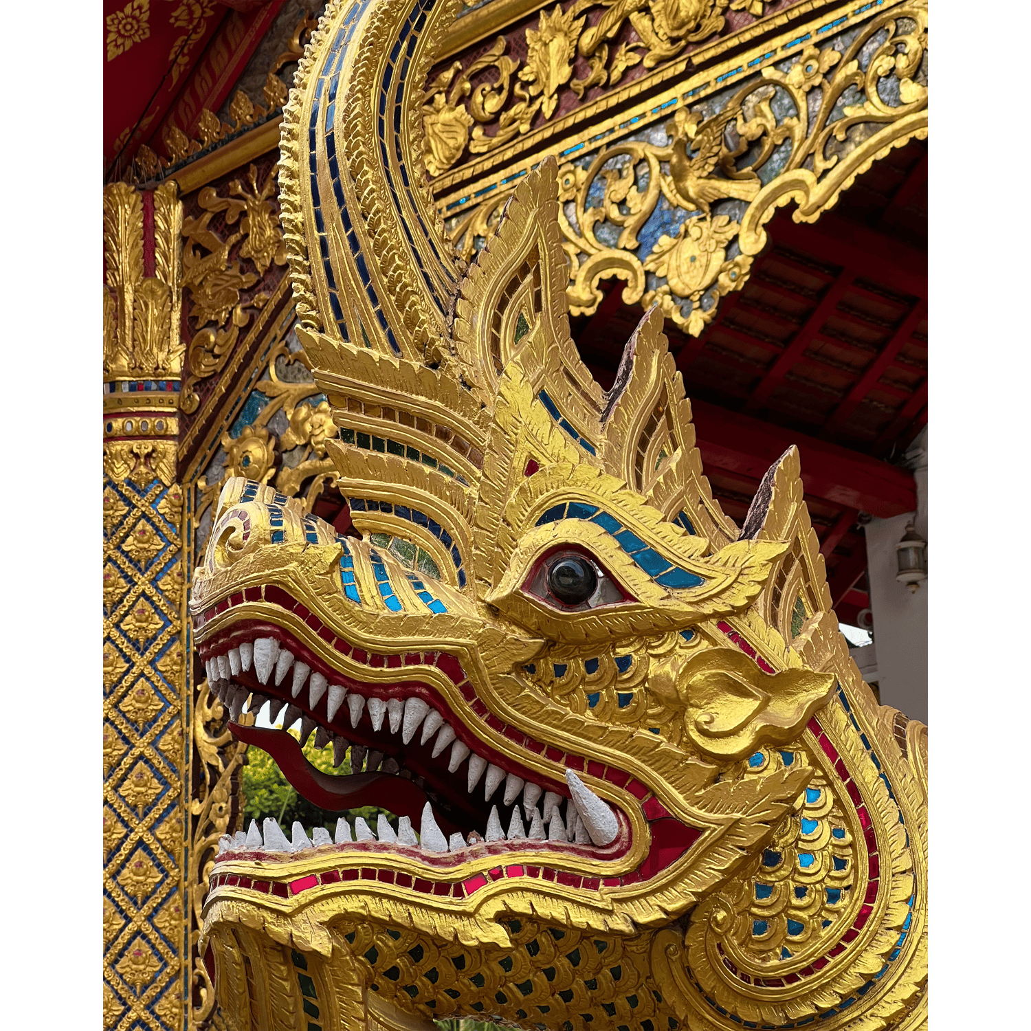 Photo of Thai naga statue