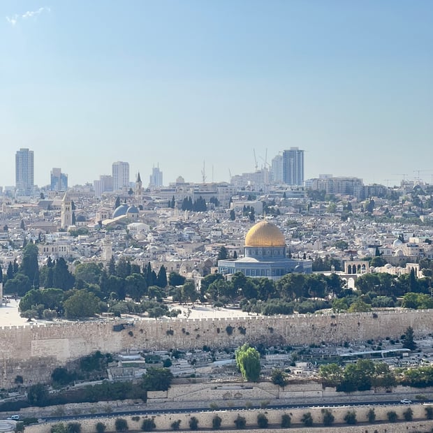 Photo of Old City of Jerusalem from Mount of Olives
