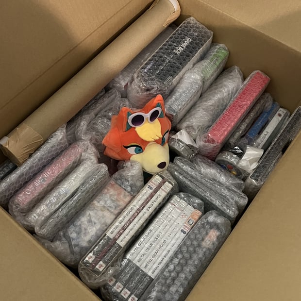 Photo of Game shipment back home