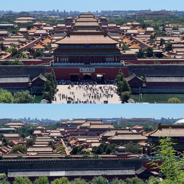 Photo of Forbidden City from above