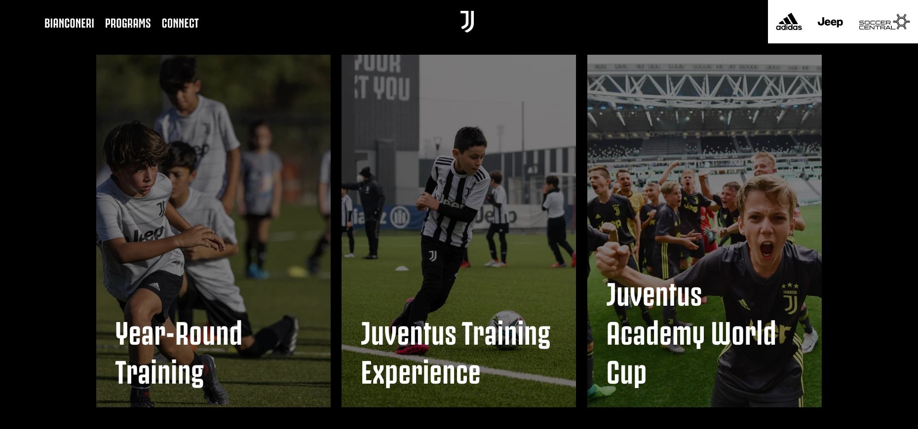 Juventus Academy · Sitio web (5)