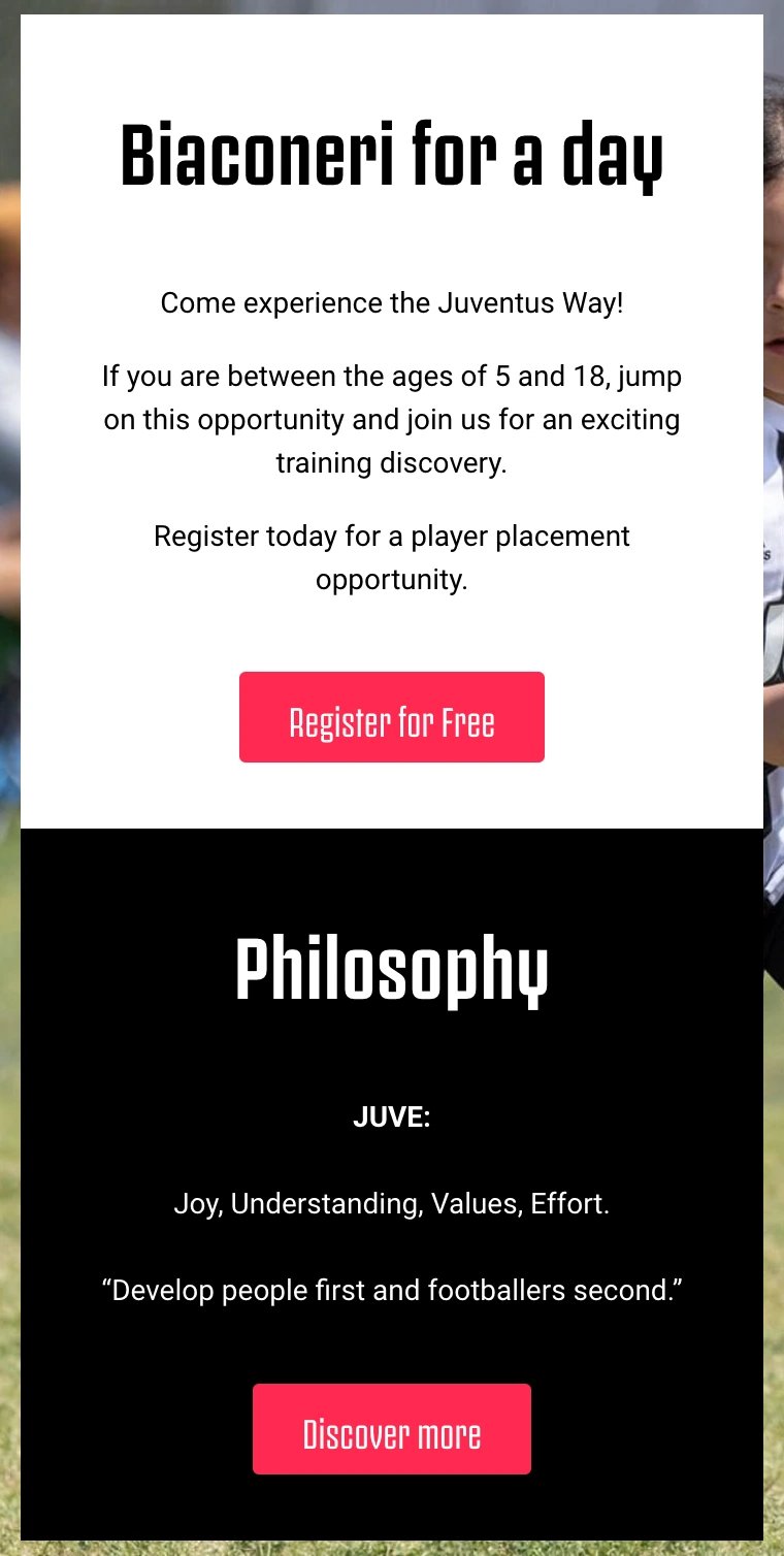 Juventus Academy · Sitio web (7)