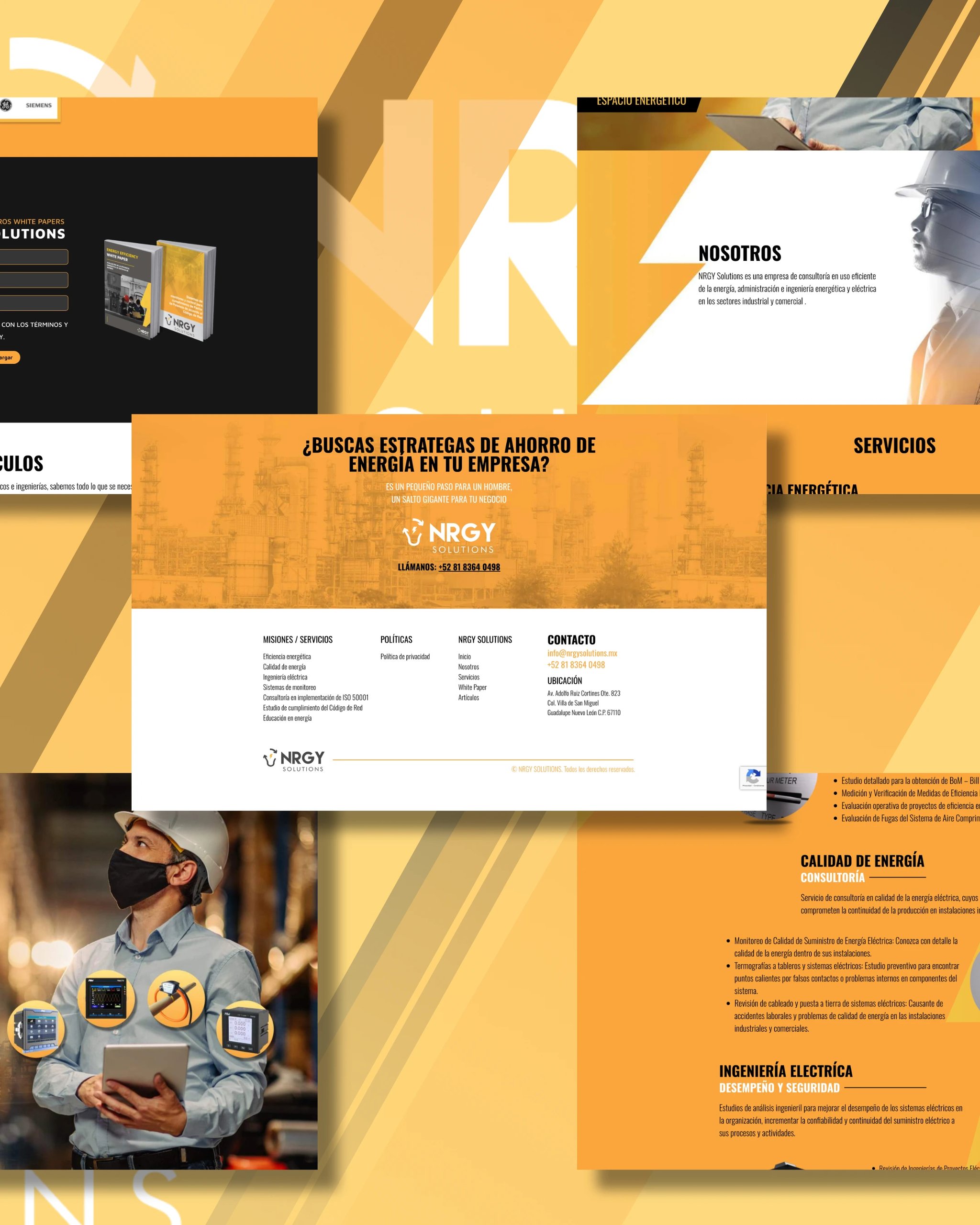 NRGY Solutions · Sitio web (2)