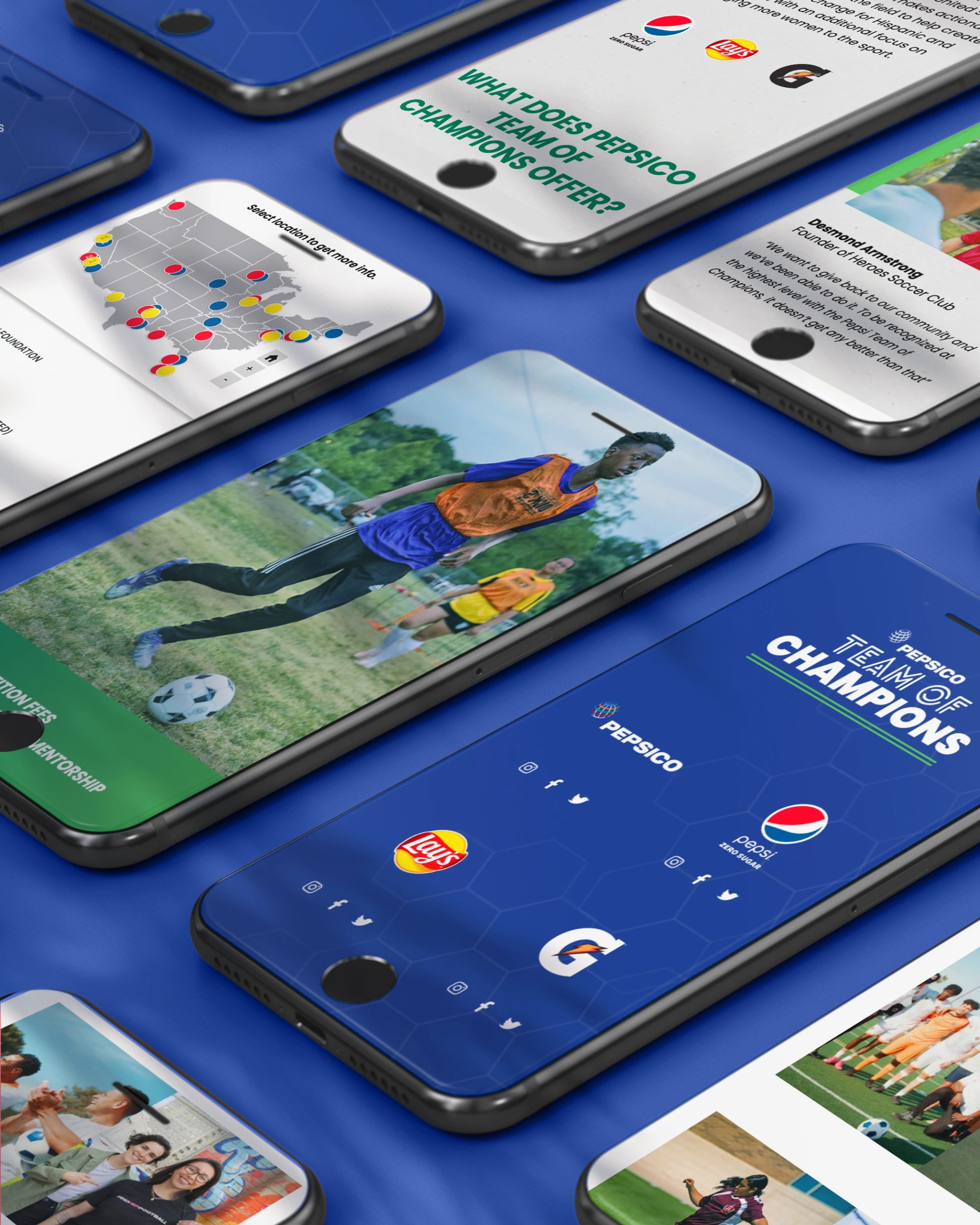 PepsiCo Team of Champions · Sitio web