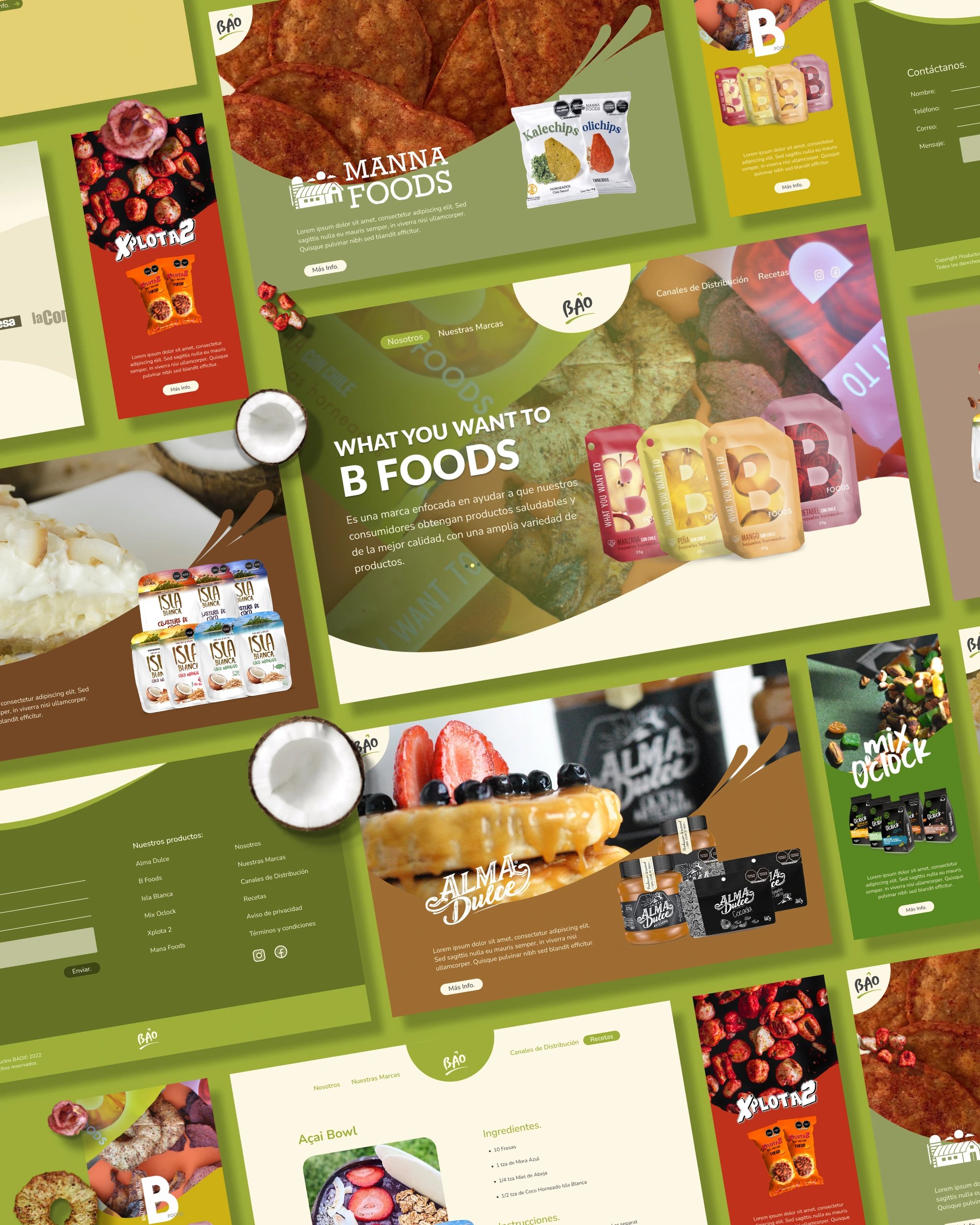 Productos BAO · Web design (1)