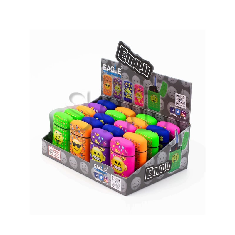 Eagle Torch lighter PT 113 EJ - Emoji (20ct Display) - Sol