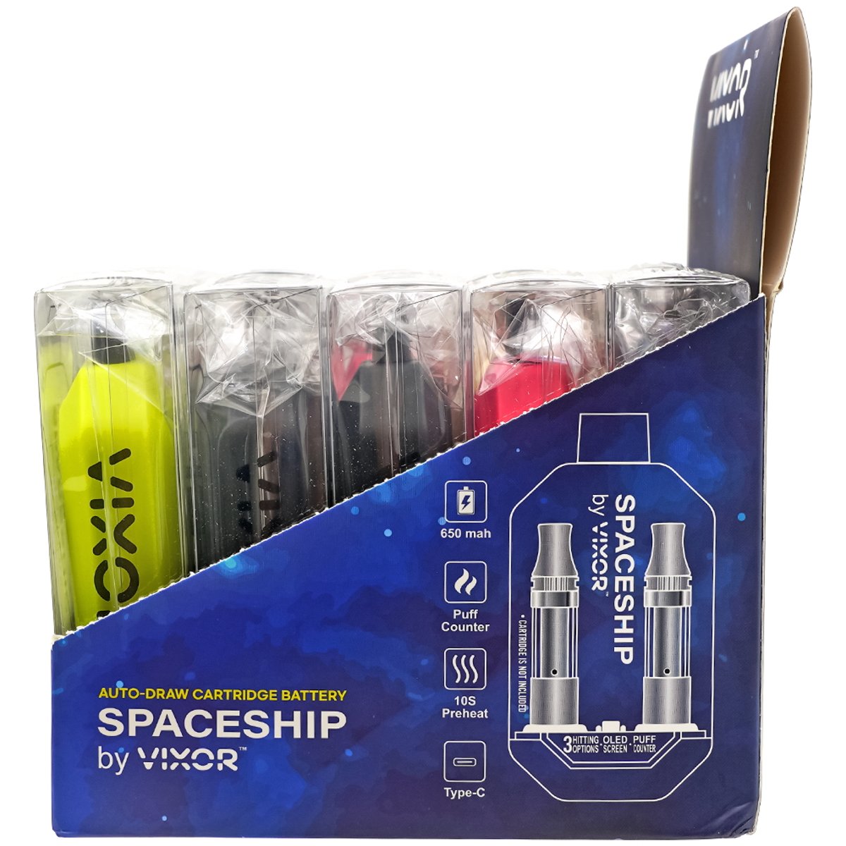 elf bar vape uk Vixor Swing 900mAh Auto-draw 510 Cartridge Battery – Nikk Drips main image 0