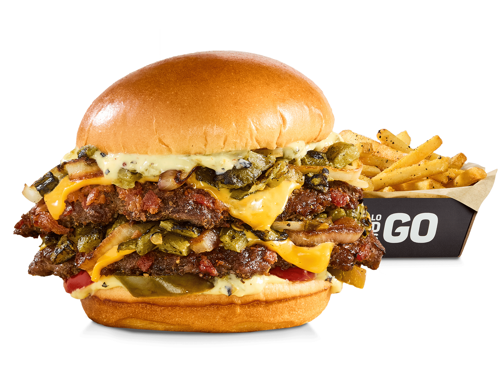 BACON-SMASHED HATCH CHILE BURGER product image