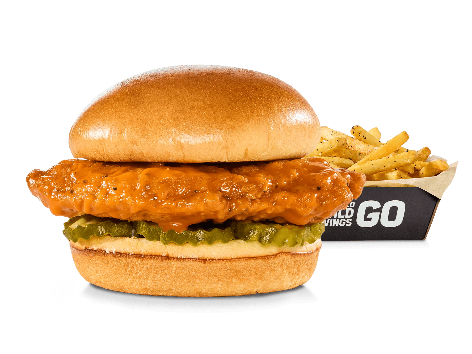 SAUCY CHICKEN SANDWICH + FRIES product image