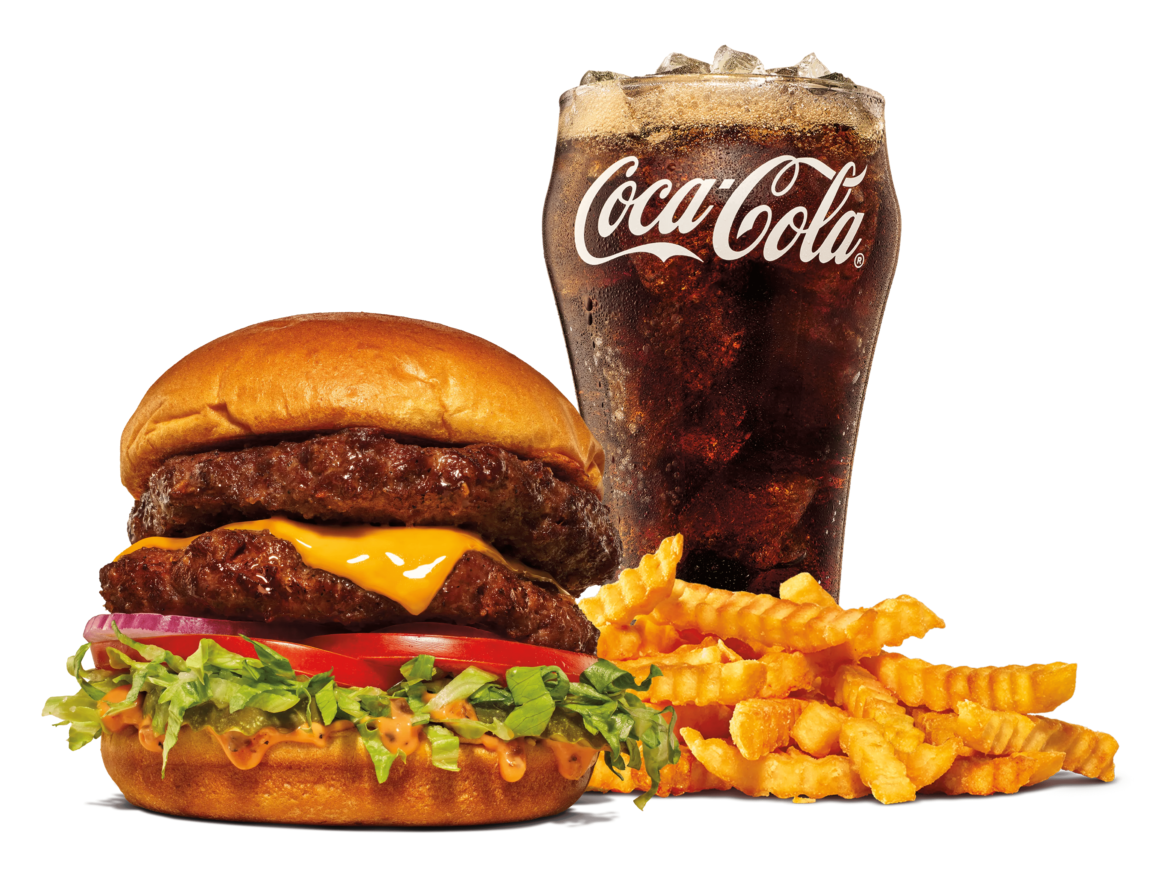 Double Deluxe Burger Meal product image