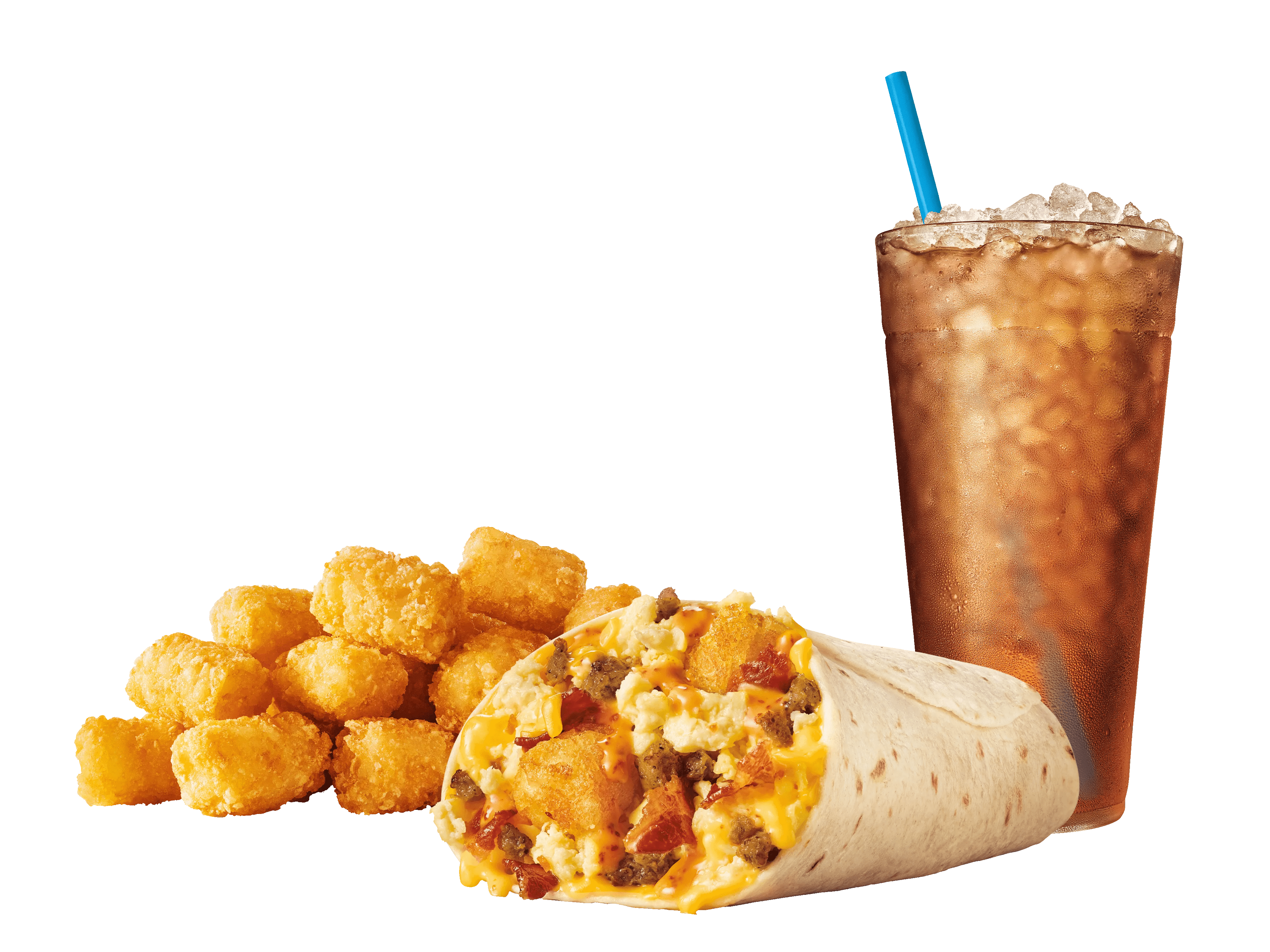 Ultimate Meat & Cheese Breakfast Burrito™ Combo product image