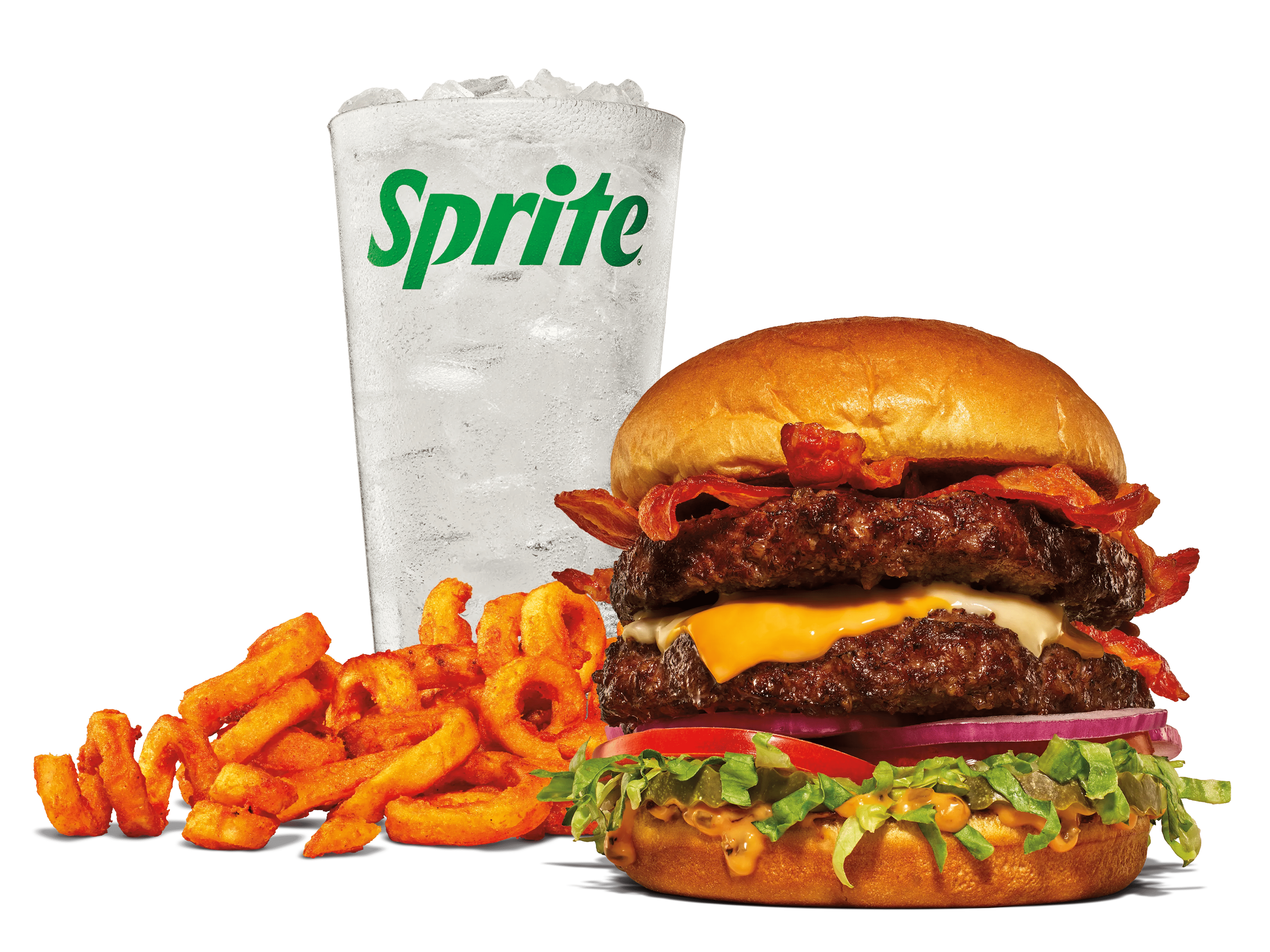 Double Big Cheesy Bacon Burger Meal product image