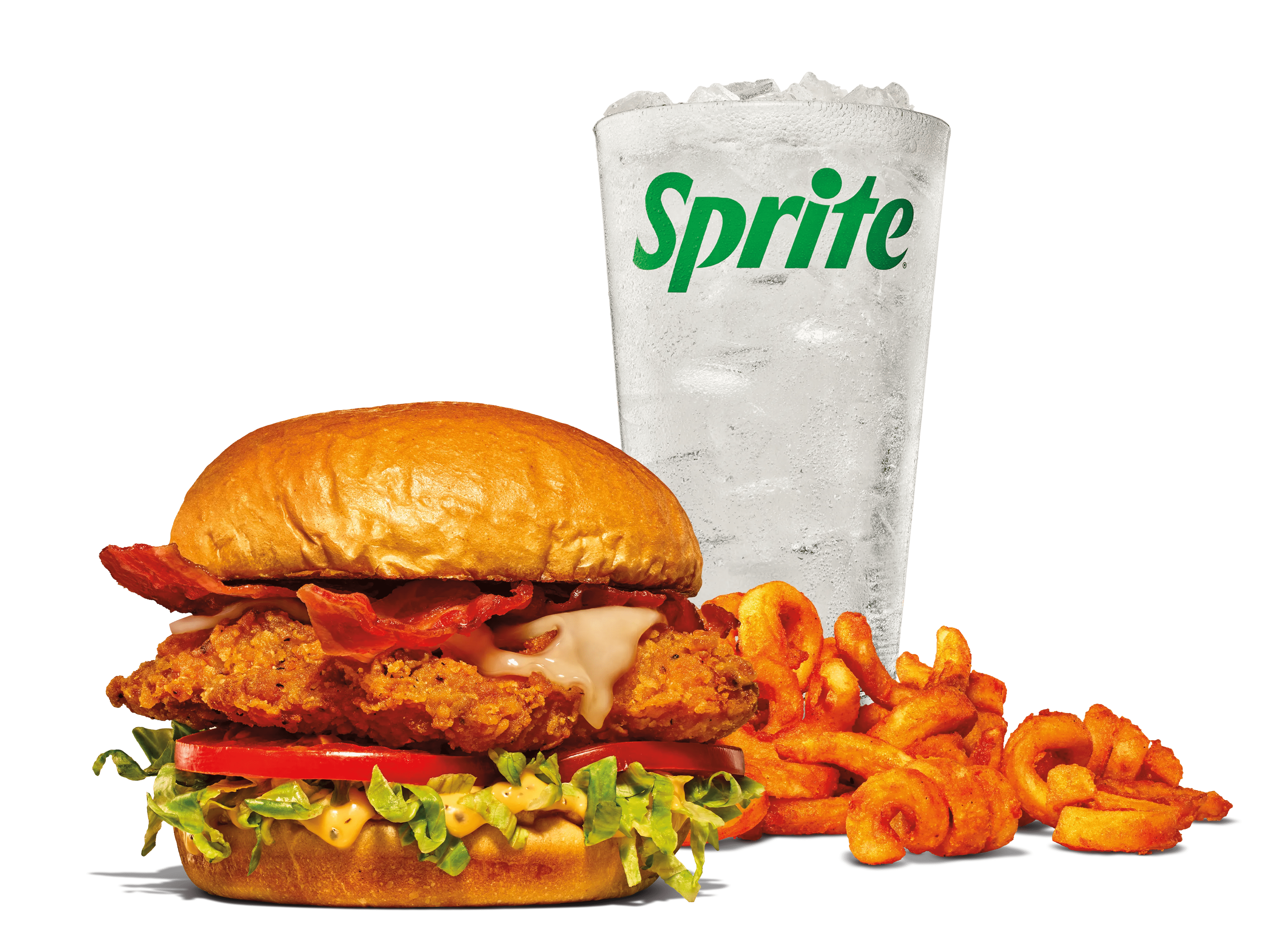 Chicken Bacon Swiss Sandwich Meal product image