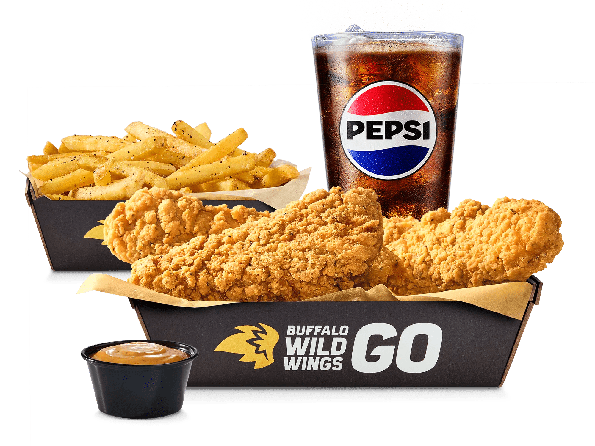 3 PIECE CRISPY CHICKEN DIPPERS LUNCH COMBO product image