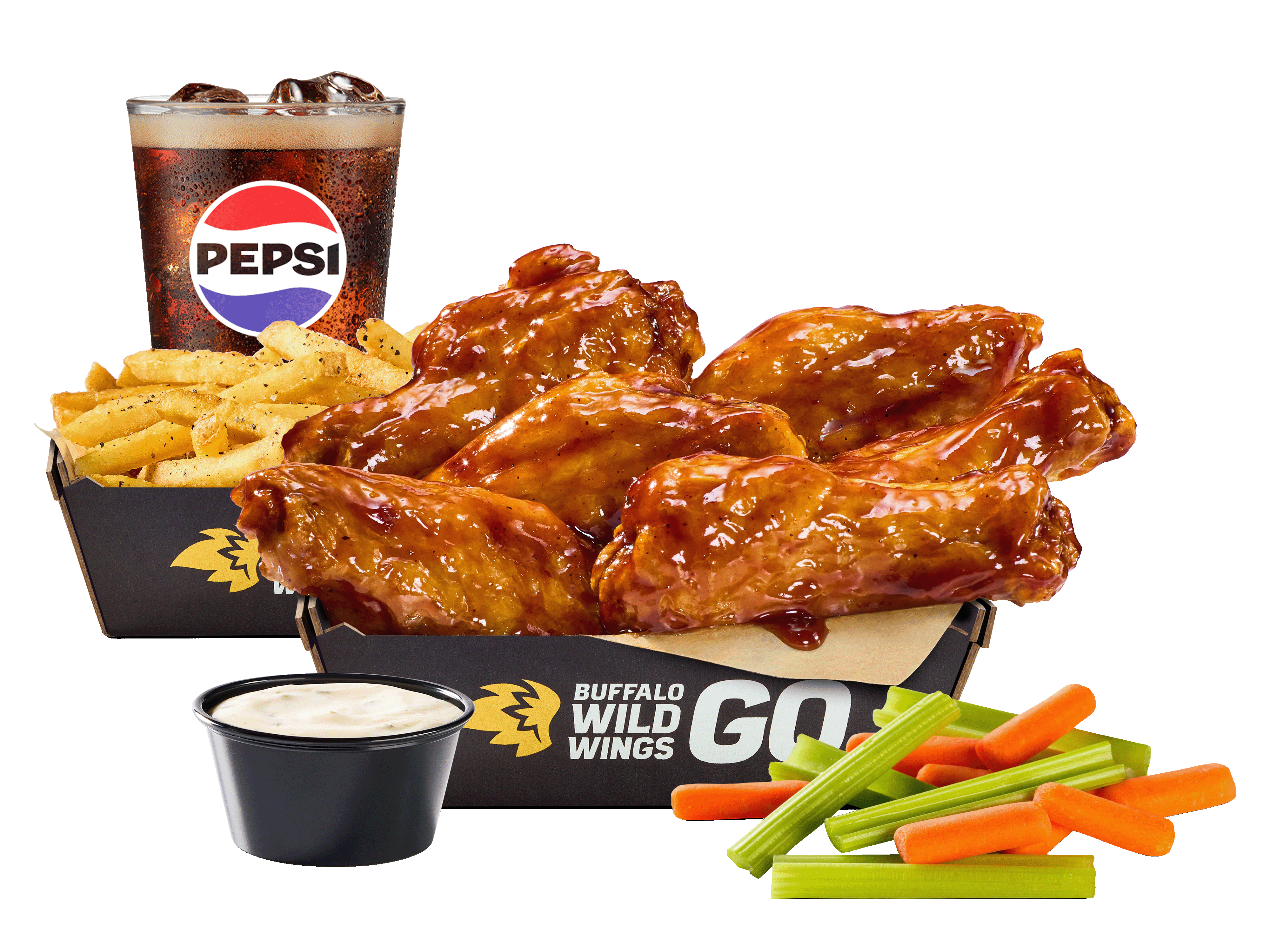 BONE-IN WINGS LUNCH COMBO product image