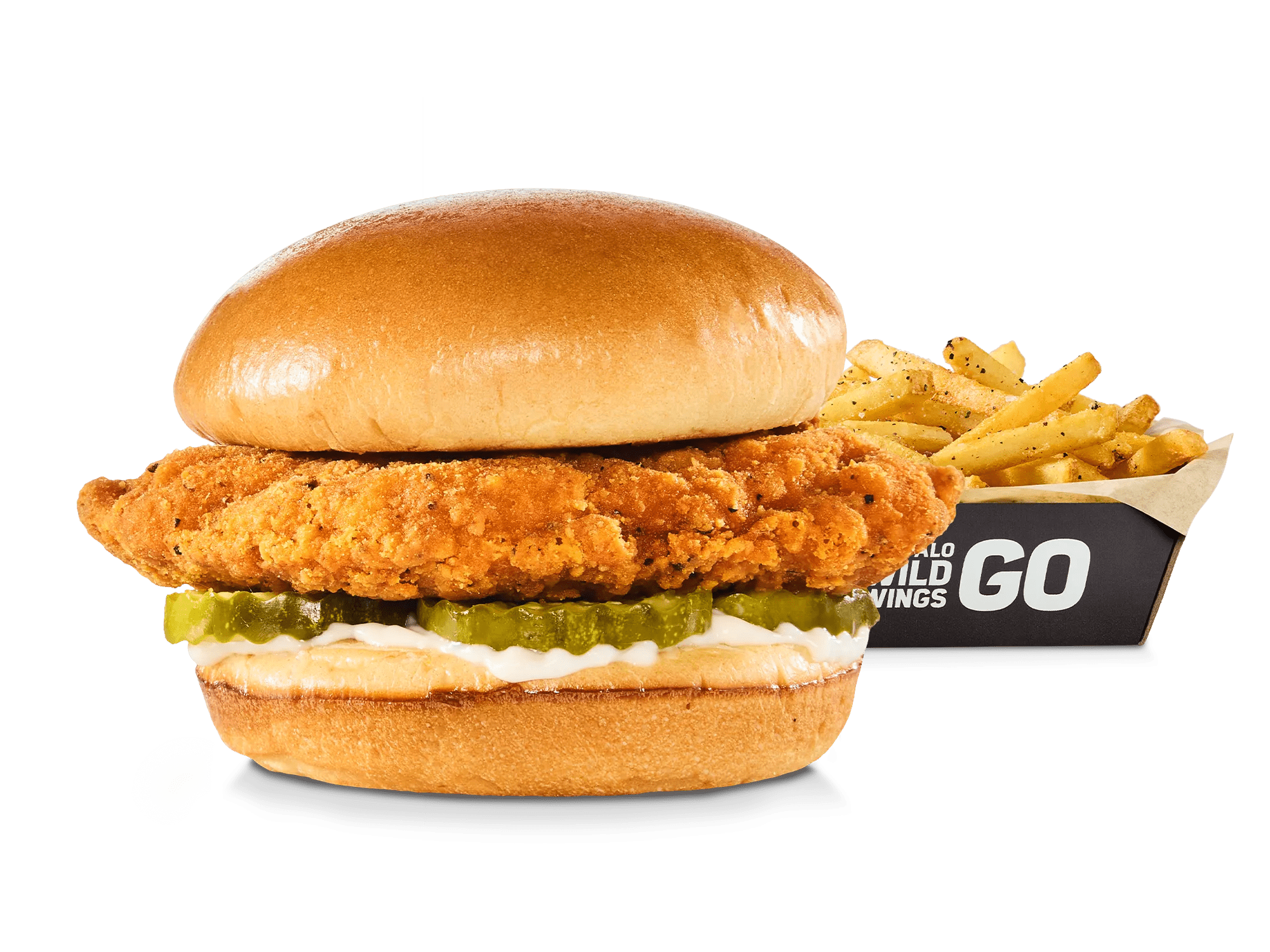 SPICY CHICKEN SANDWICH + POTATO WEDGES product image
