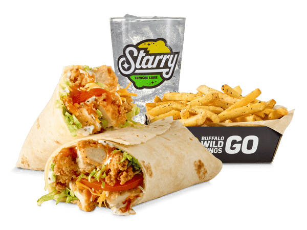 BUFFALO RANCH CHICKEN WRAP LUNCH COMBO