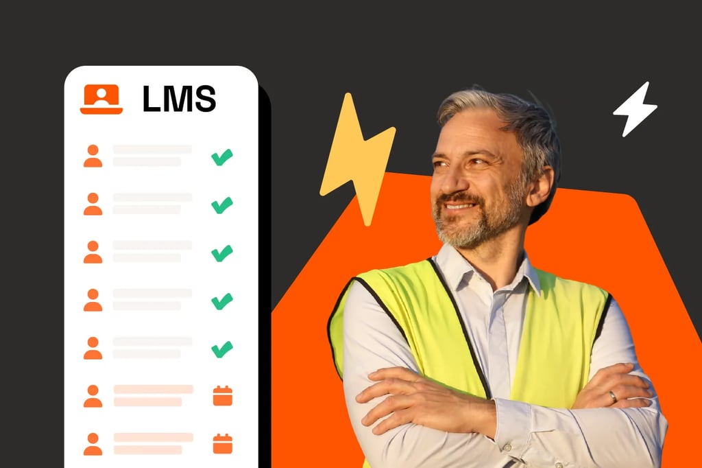 A team manager reviewing course completions in the Echo3 LMS admin portal