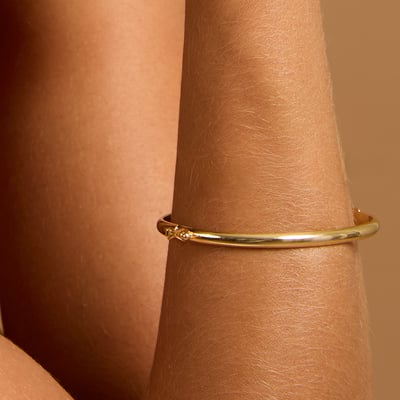 Bracelete 4mm fio meia cana