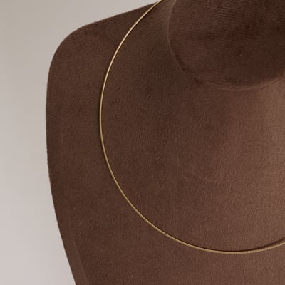Choker aro fio maleável