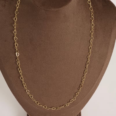 Corrente coração 4.2mm 45cm com alongadora