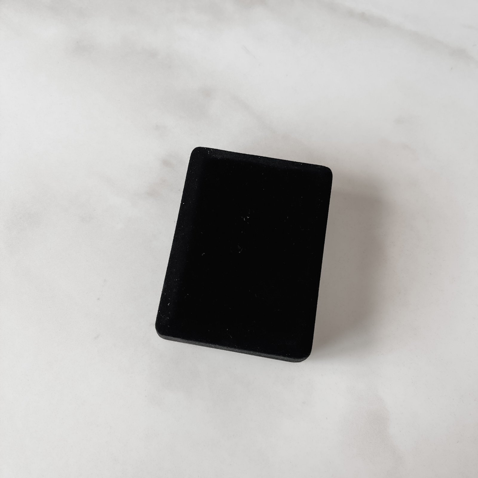 Porta joias colar 57x76mm preto interior preto