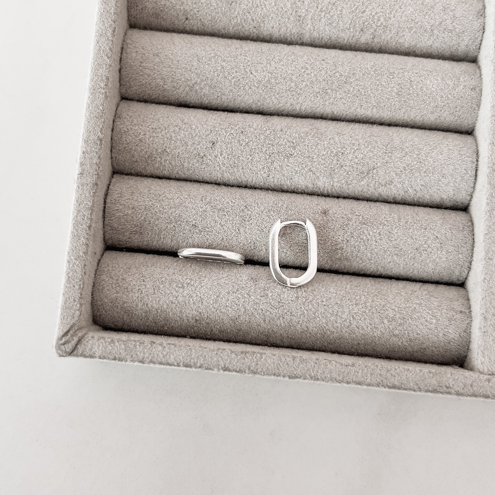 Argola click oval 13mm