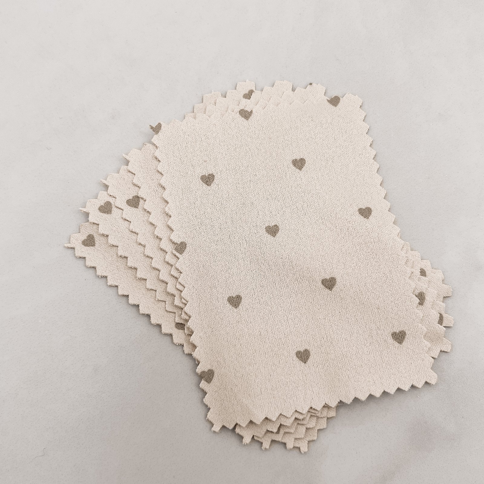 Flanelas limpa pratas 8,5x6cm c/5 und
