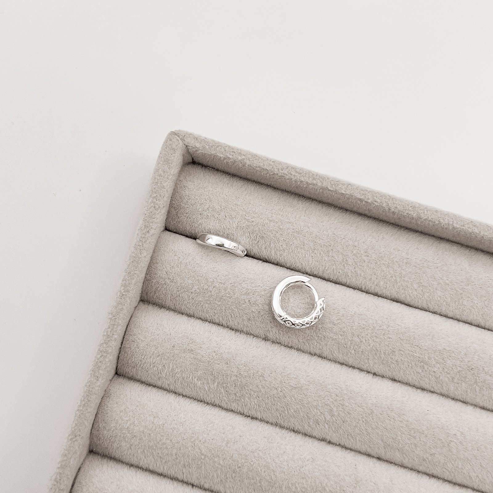Argola click 10mm detalhe 3D