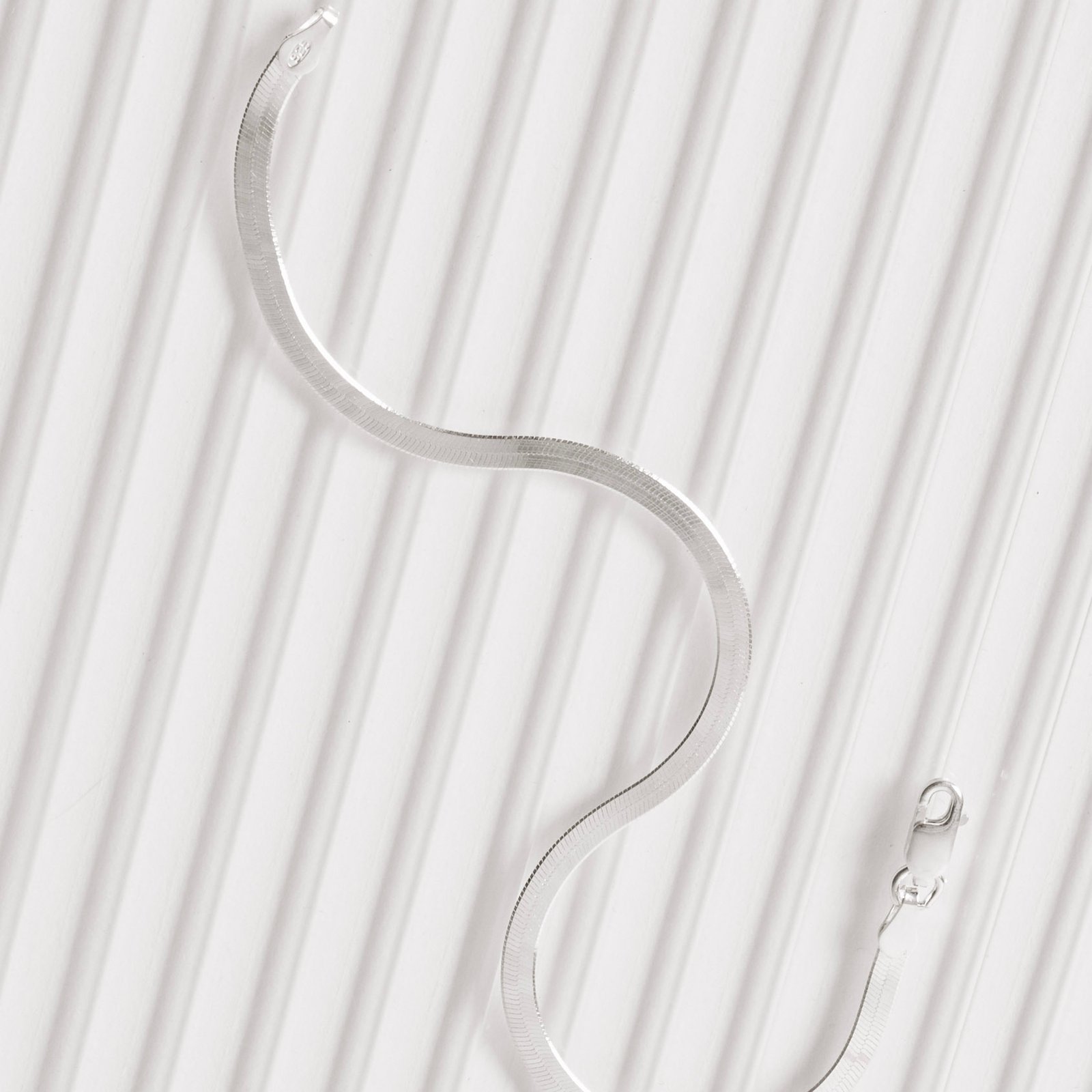 Pulseira corrente fita laminada 3.0 19cm
