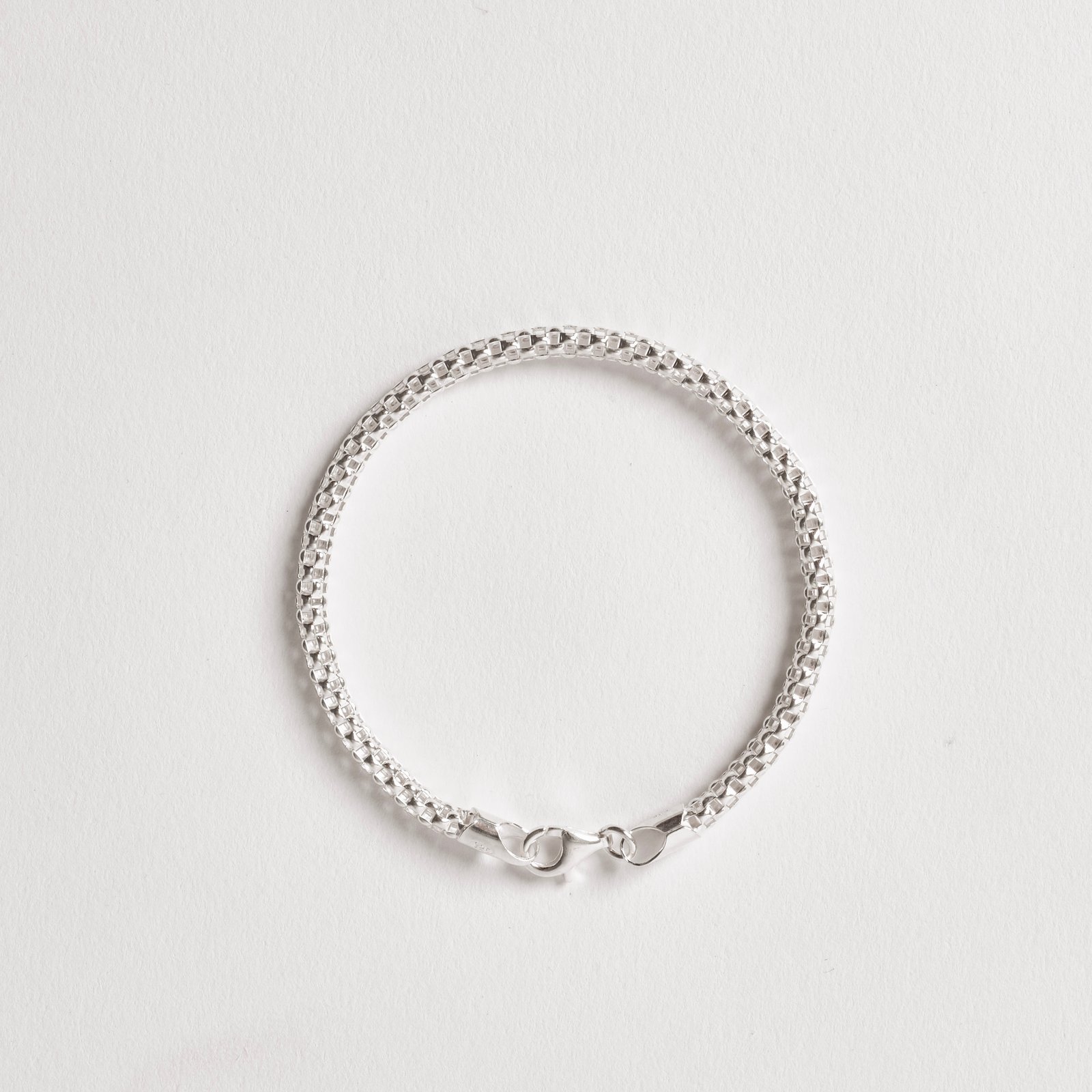 Pulseira corrente pipoca 3.8 19,5cm