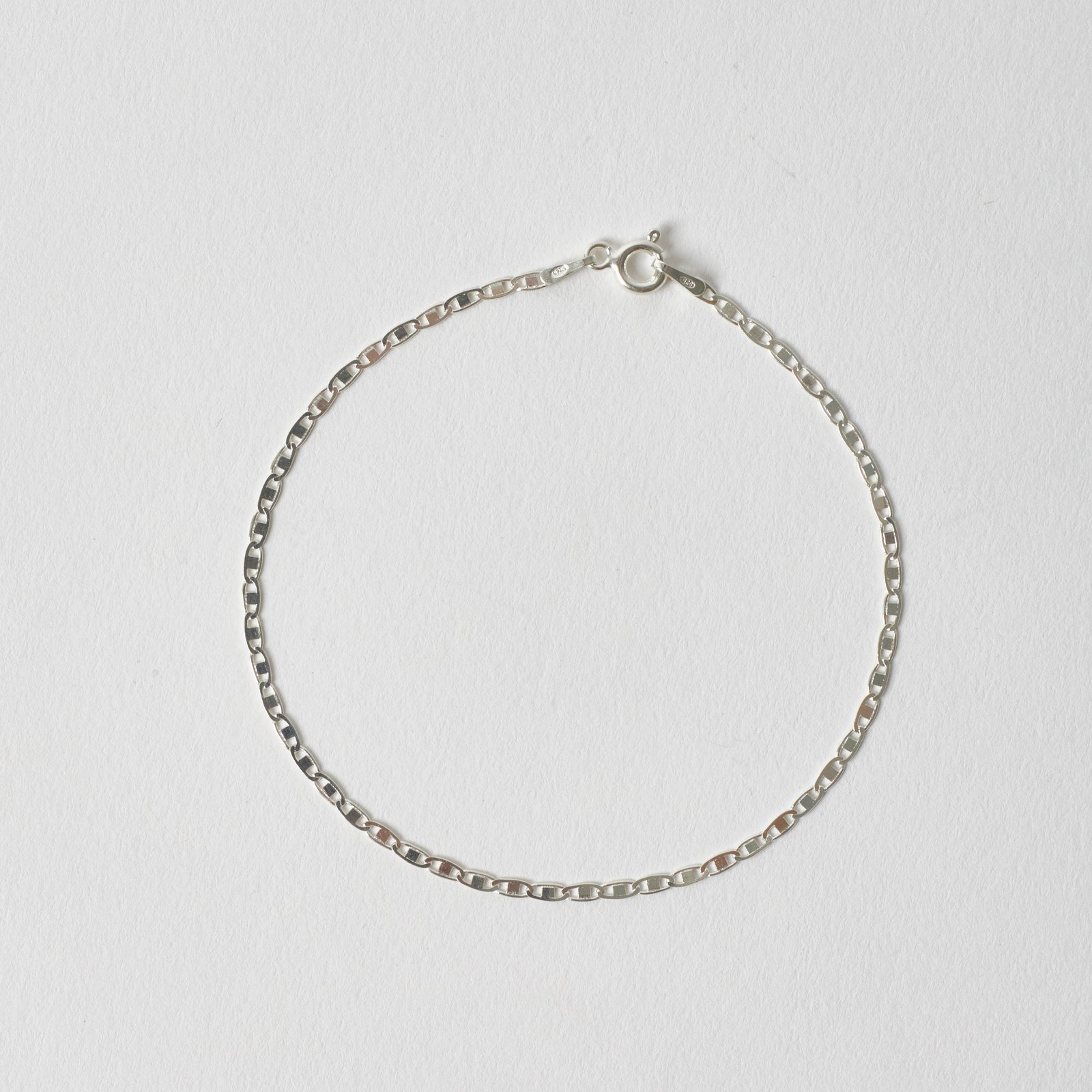 Pulseira corrente piastrine 1.6 18,5cm