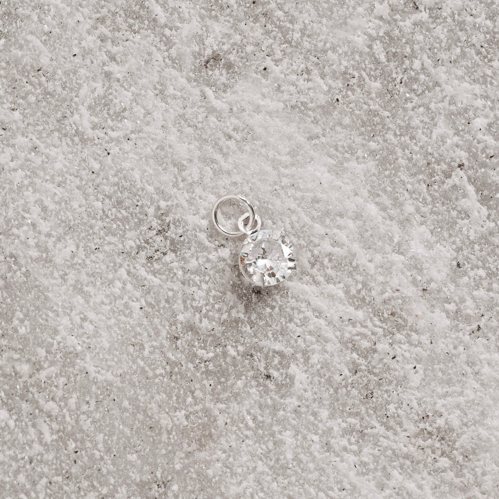 Pingente zircônia 6mm