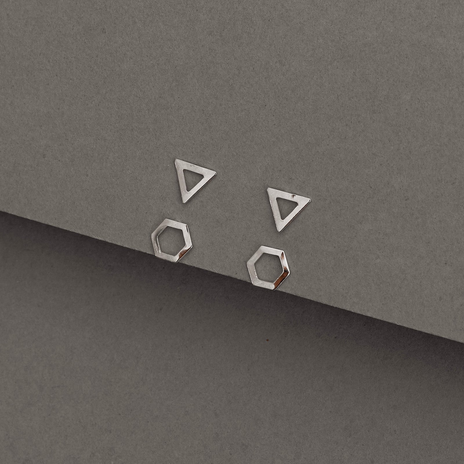 Dupla triângulo invertido e hexágono vazados 6mm