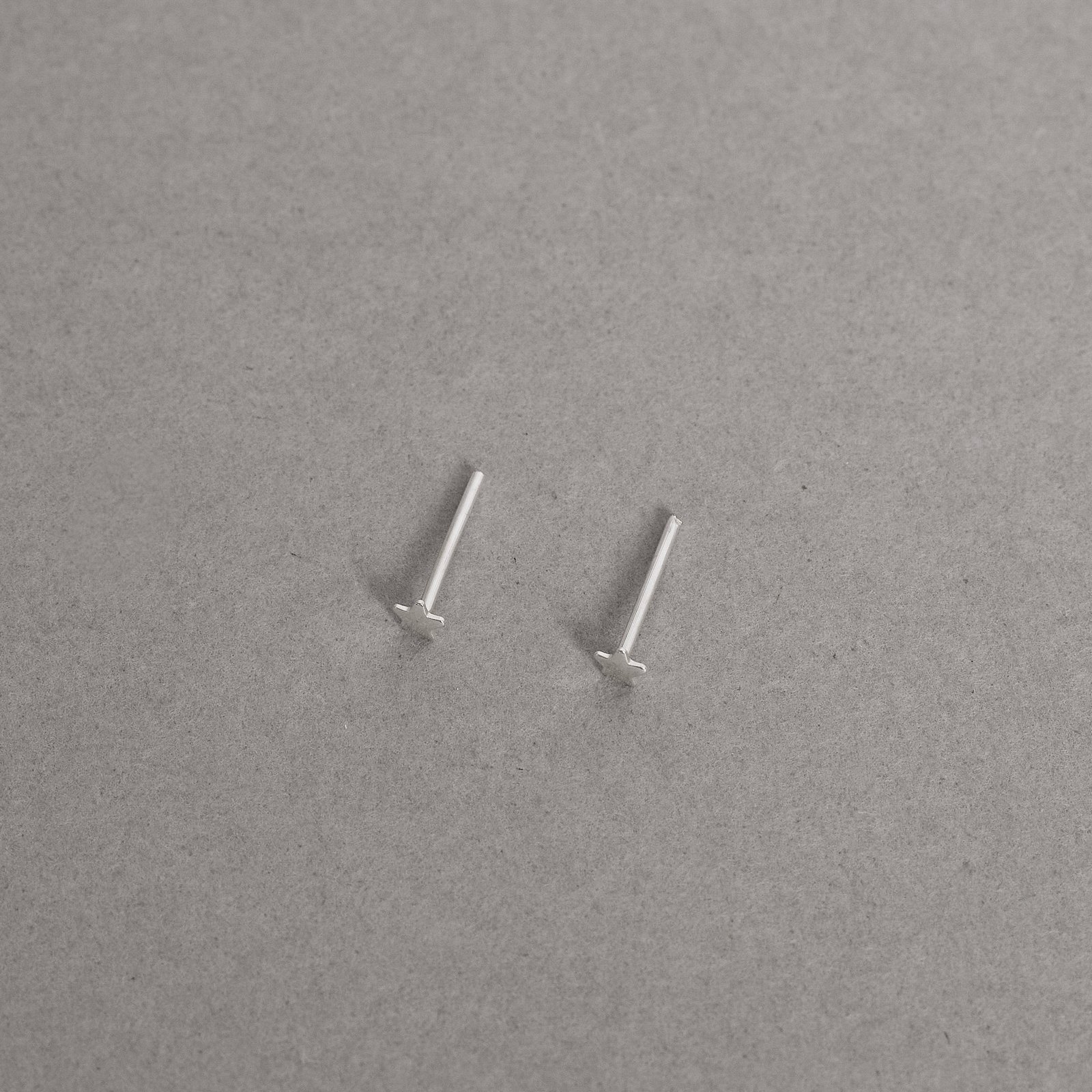 Brinco estrela 3mm