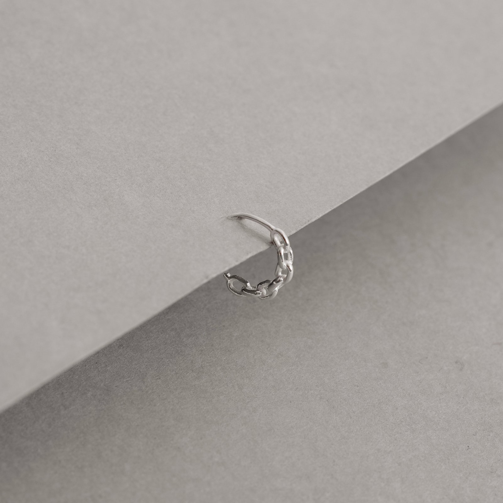 Piercing argola detalhe corrente 11mm