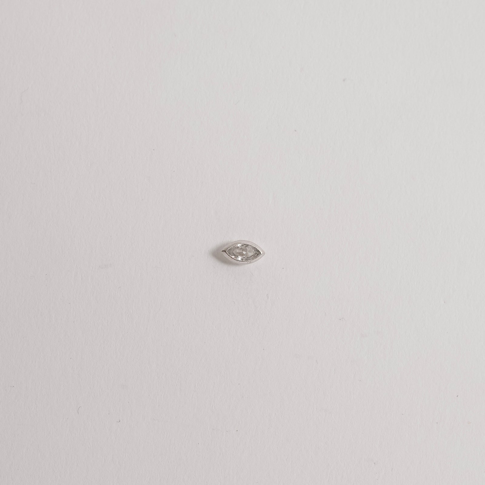 Piercing haste zircônia navete 8mm