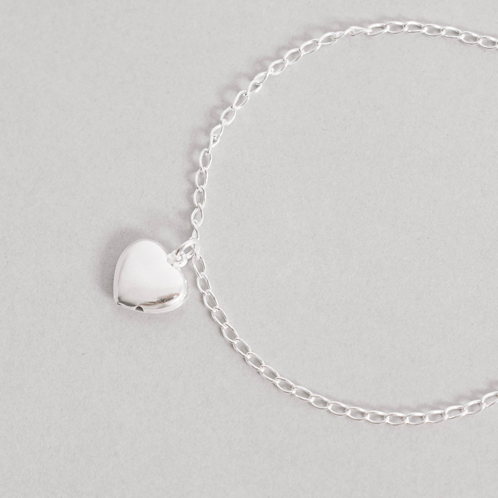Pulseira pingente coração 11mm
