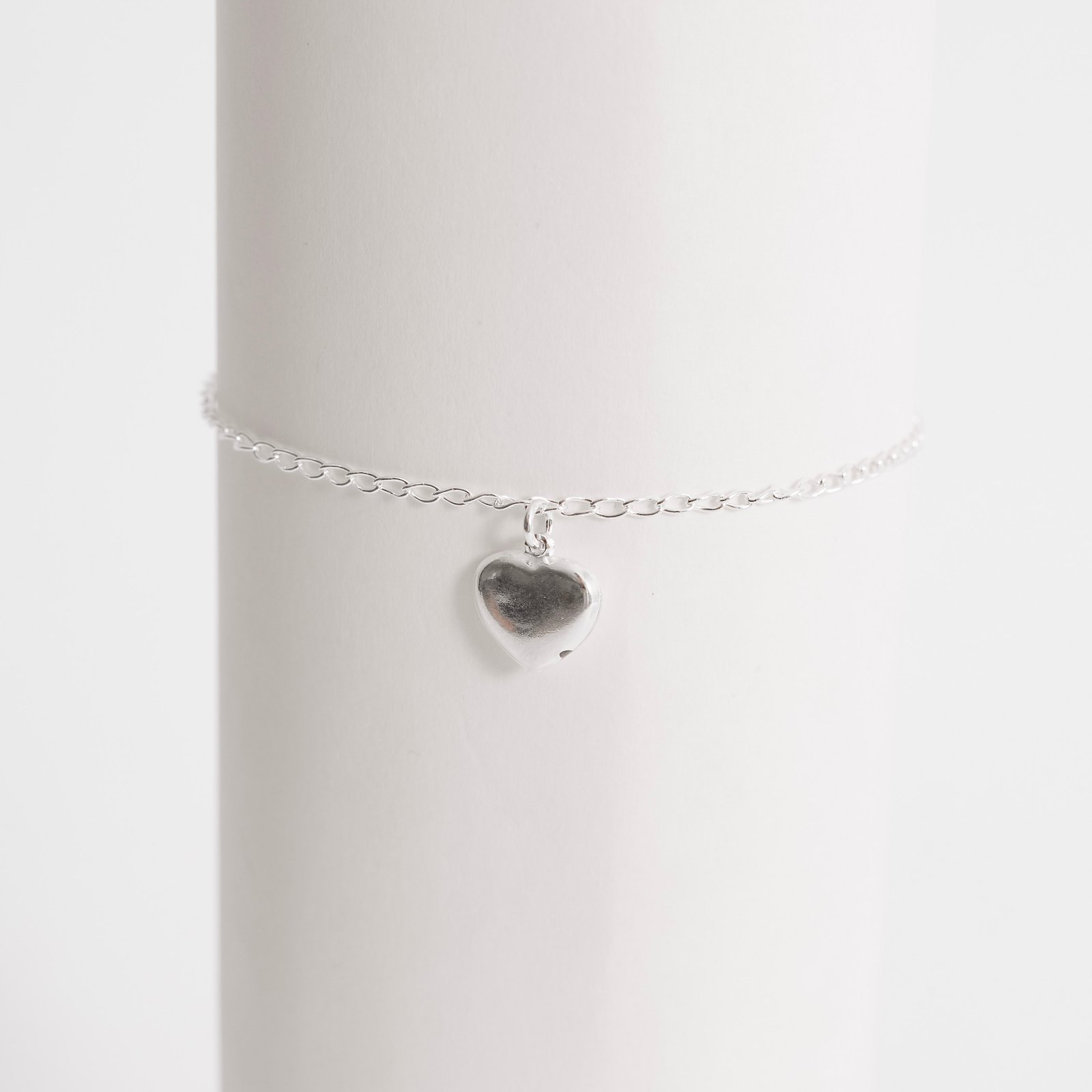 Pulseira pingente coração 11mm