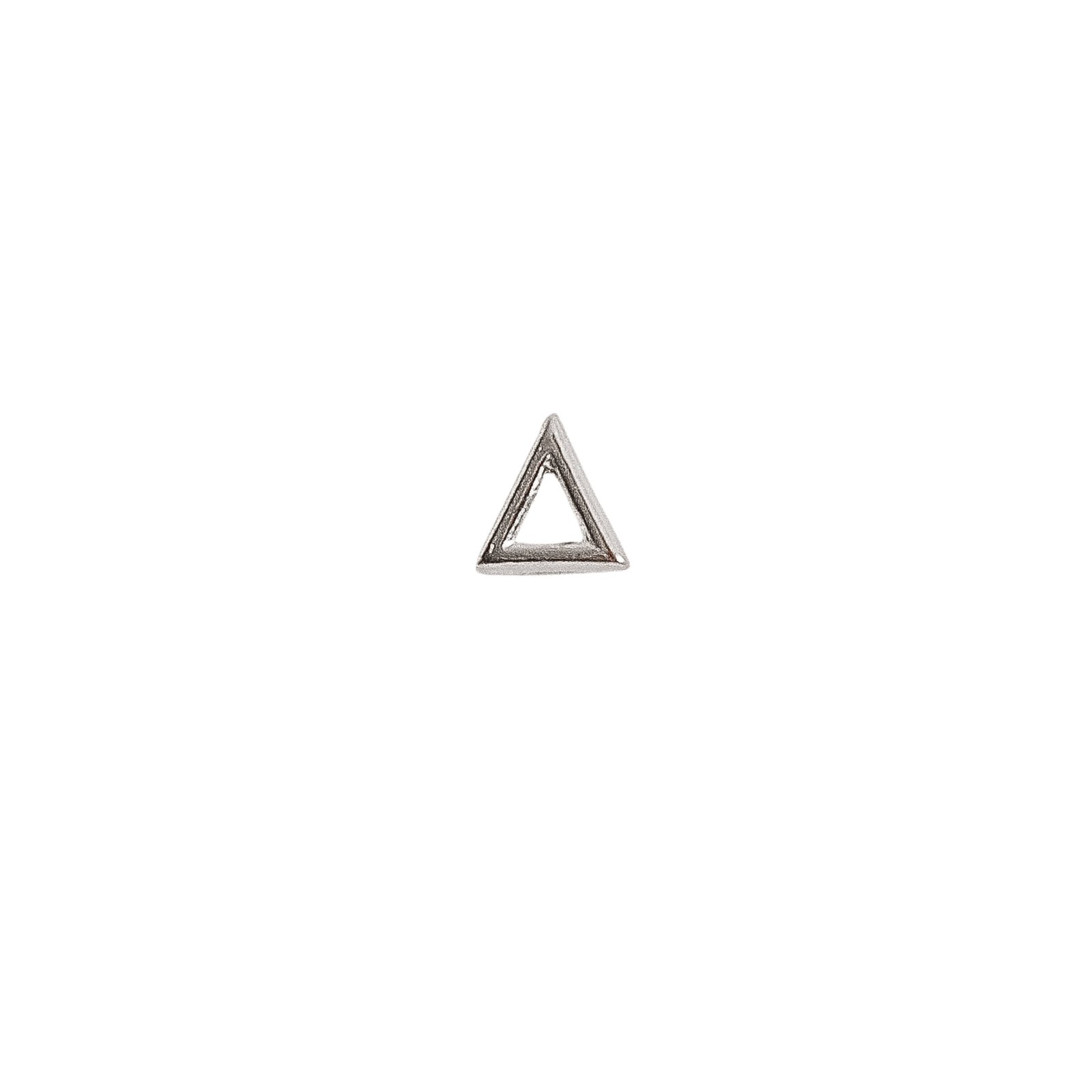 Piercing haste triangulo vazado 5mm