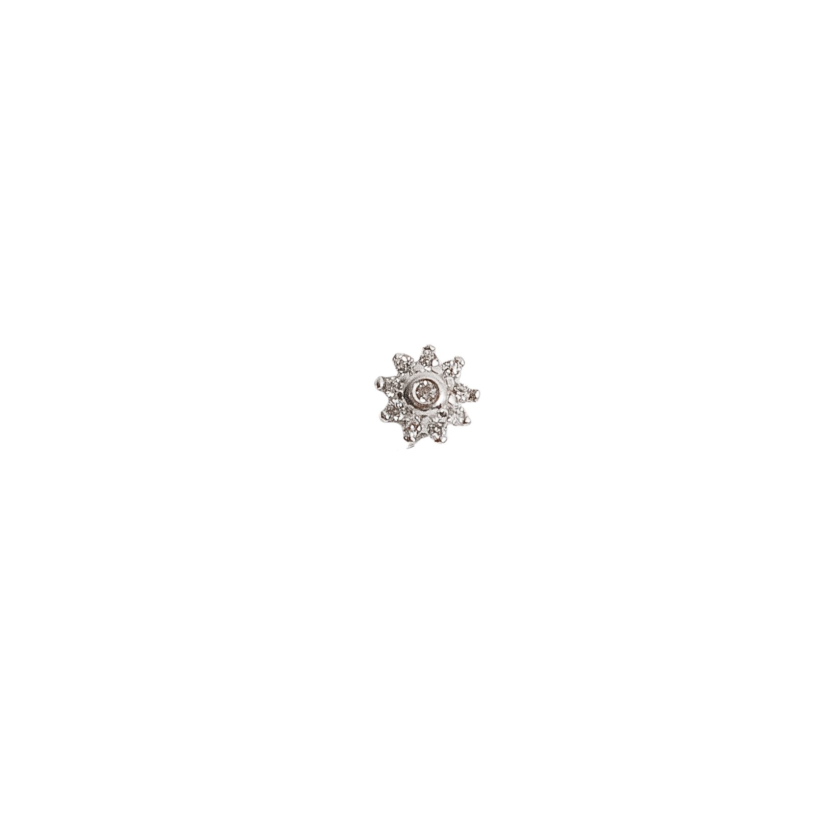 Piercing haste sol cravejado 6mm