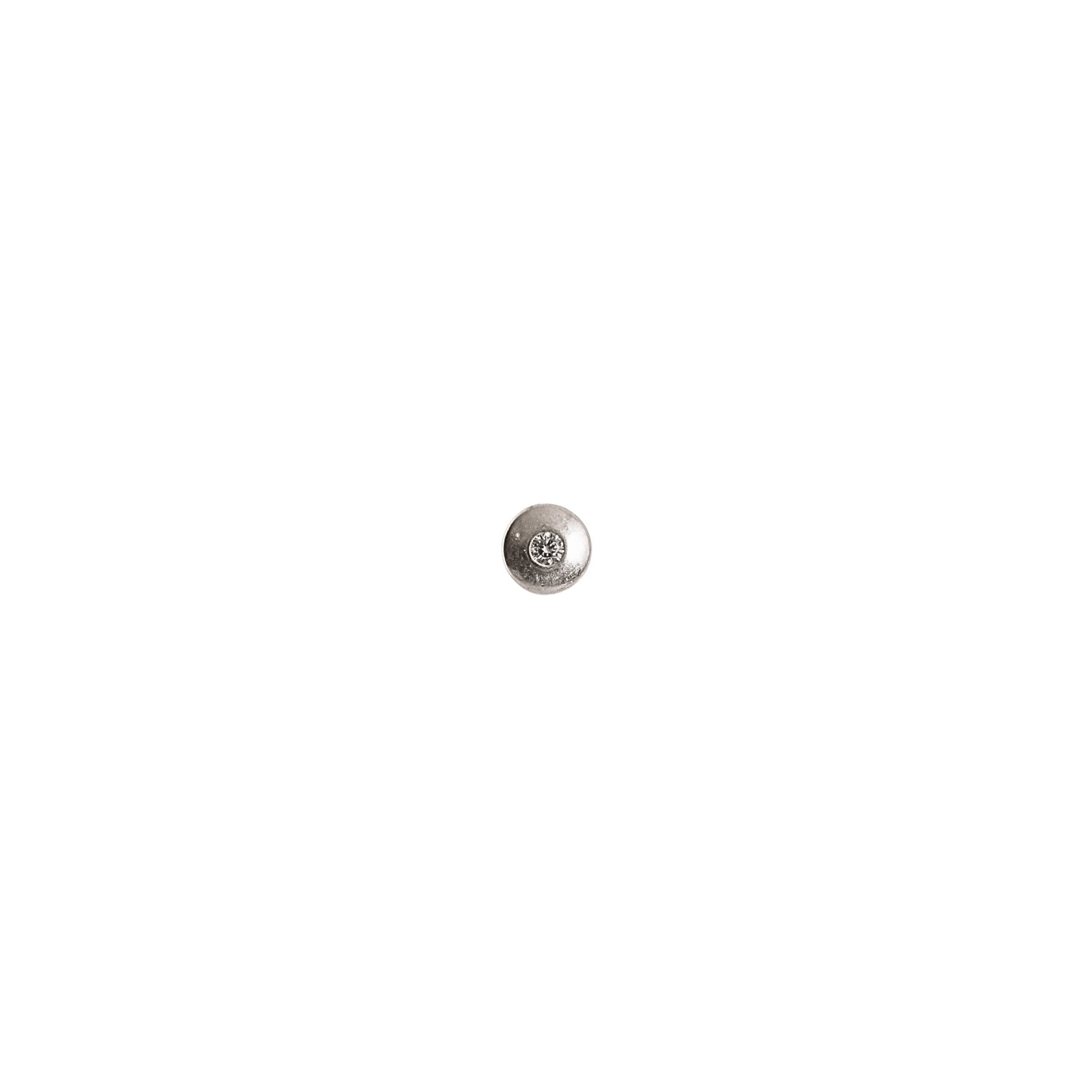 Piercing haste círculo com zircônia 5mm