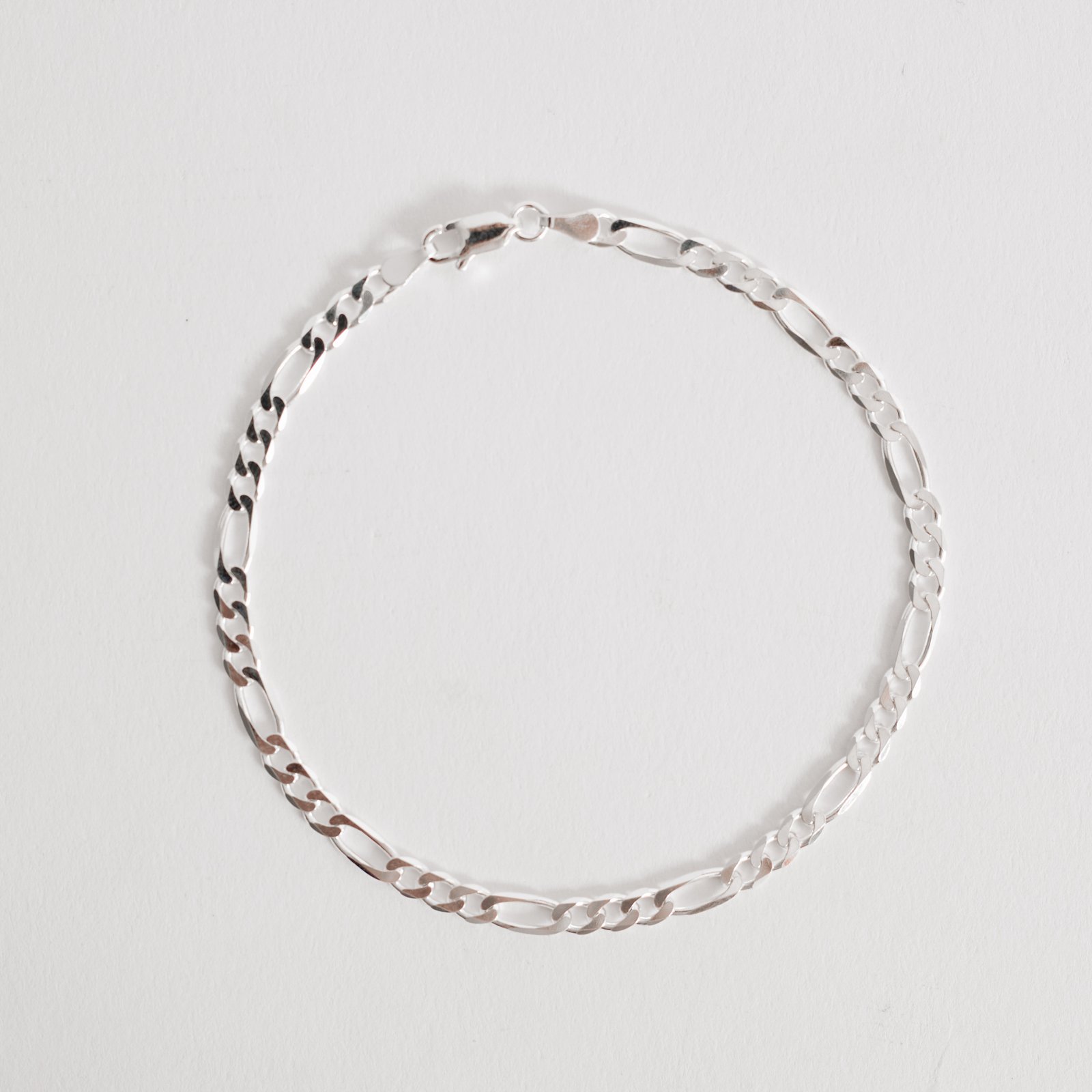 Pulseira corrente 3x1 flat 3.8 21cm