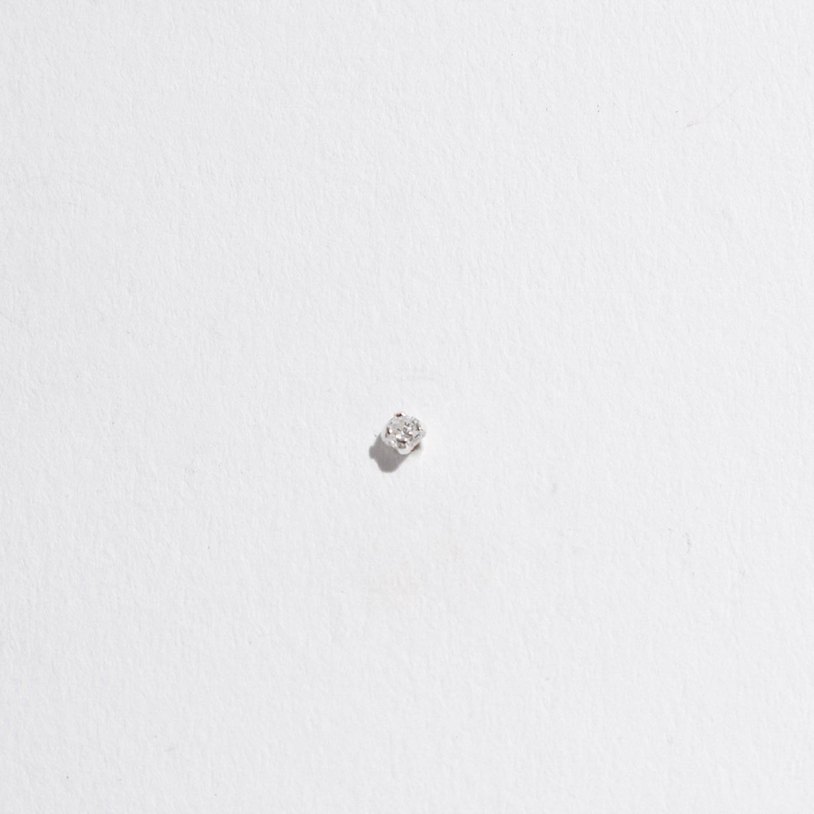 Piercing nariz zircônia cristal 2mm